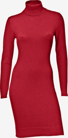 heine Knitted dress in Red: front