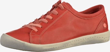 Softinos Sneakers laag in Rood: voorkant