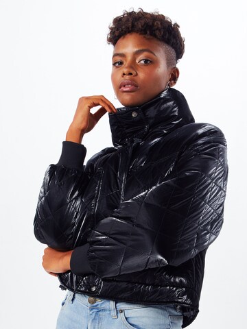 Urban Classics Between-Season Jacket in Black: front