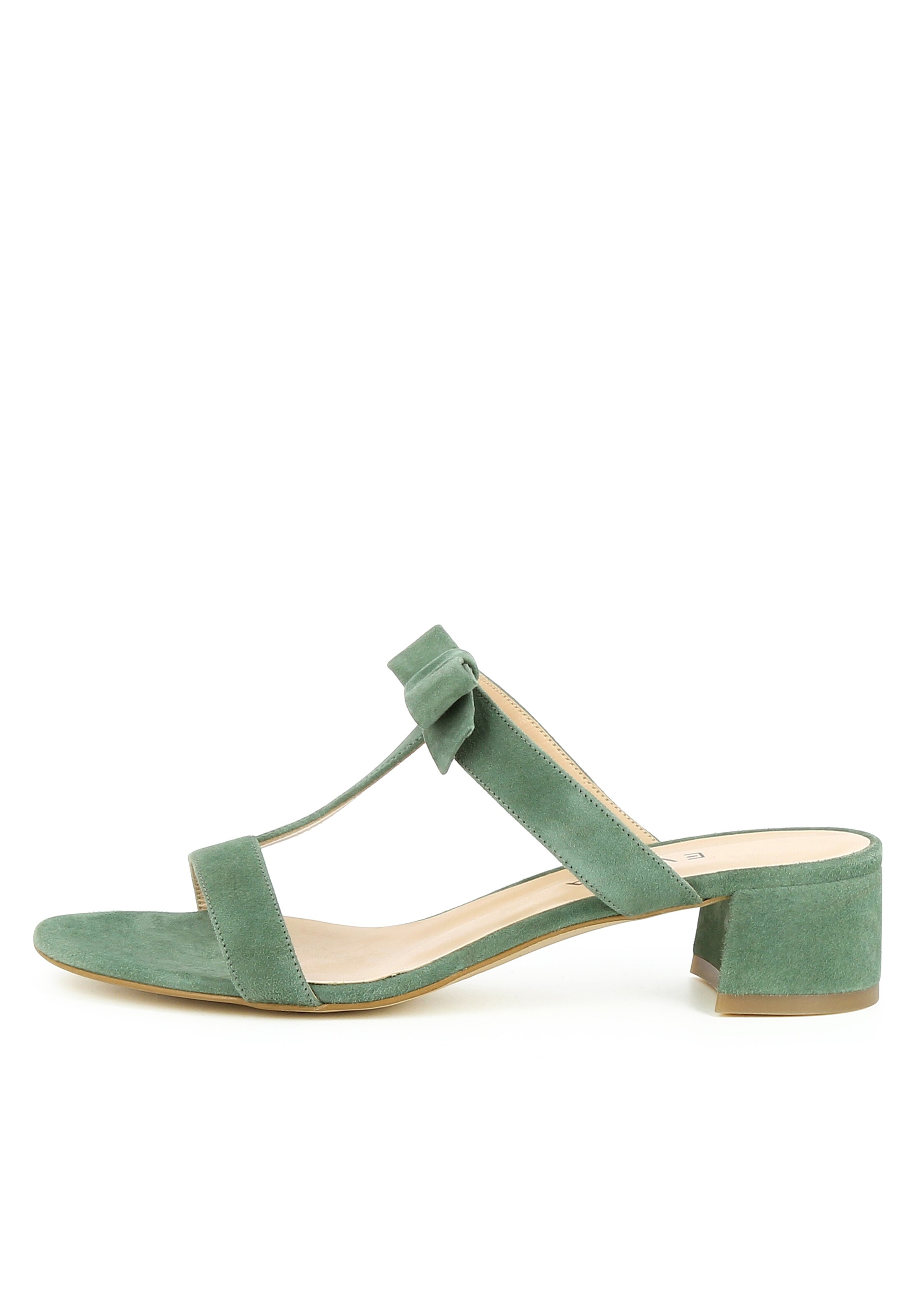 EVITA Mules 'Daria' in Green