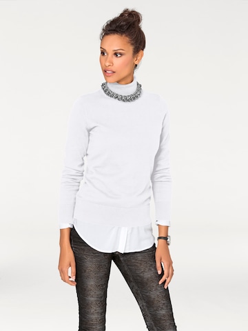 heine Sweater in White: front