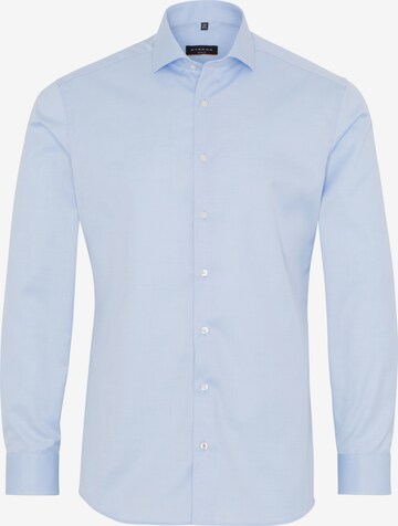 Chemise ETERNA en bleu : devant