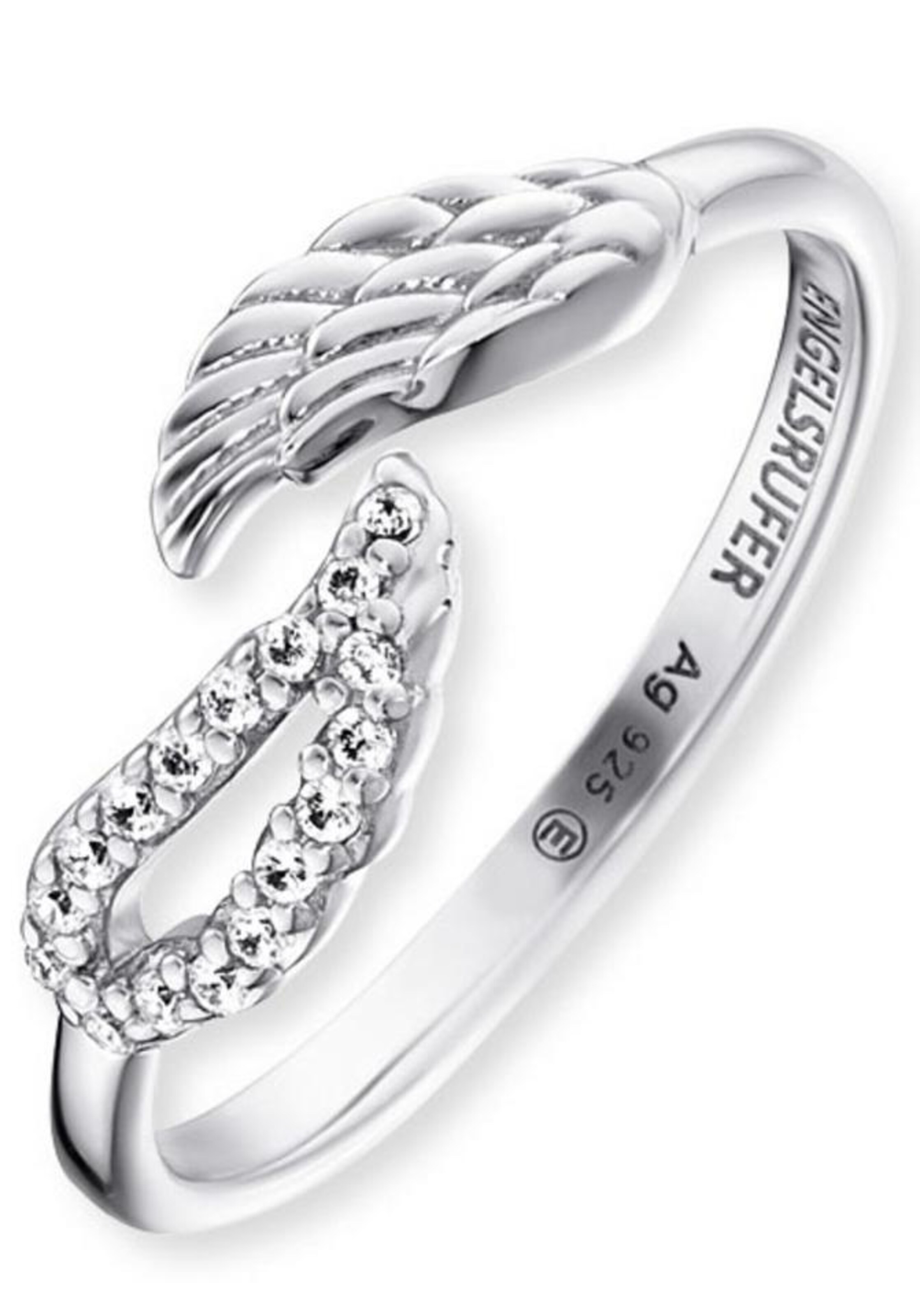 Engelsrufer Ring in Silber: Vorderseite