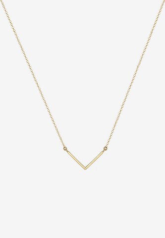 ELLI Kette 'Dreieck, Geo' in Gold