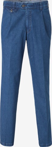 BRAX Pleated Jeans 'Fred 321' in Blue: front