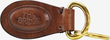 The Bridge Key Ring in Brown: front