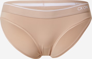 Calvin Klein Underwear Regular Panty in Beige: front