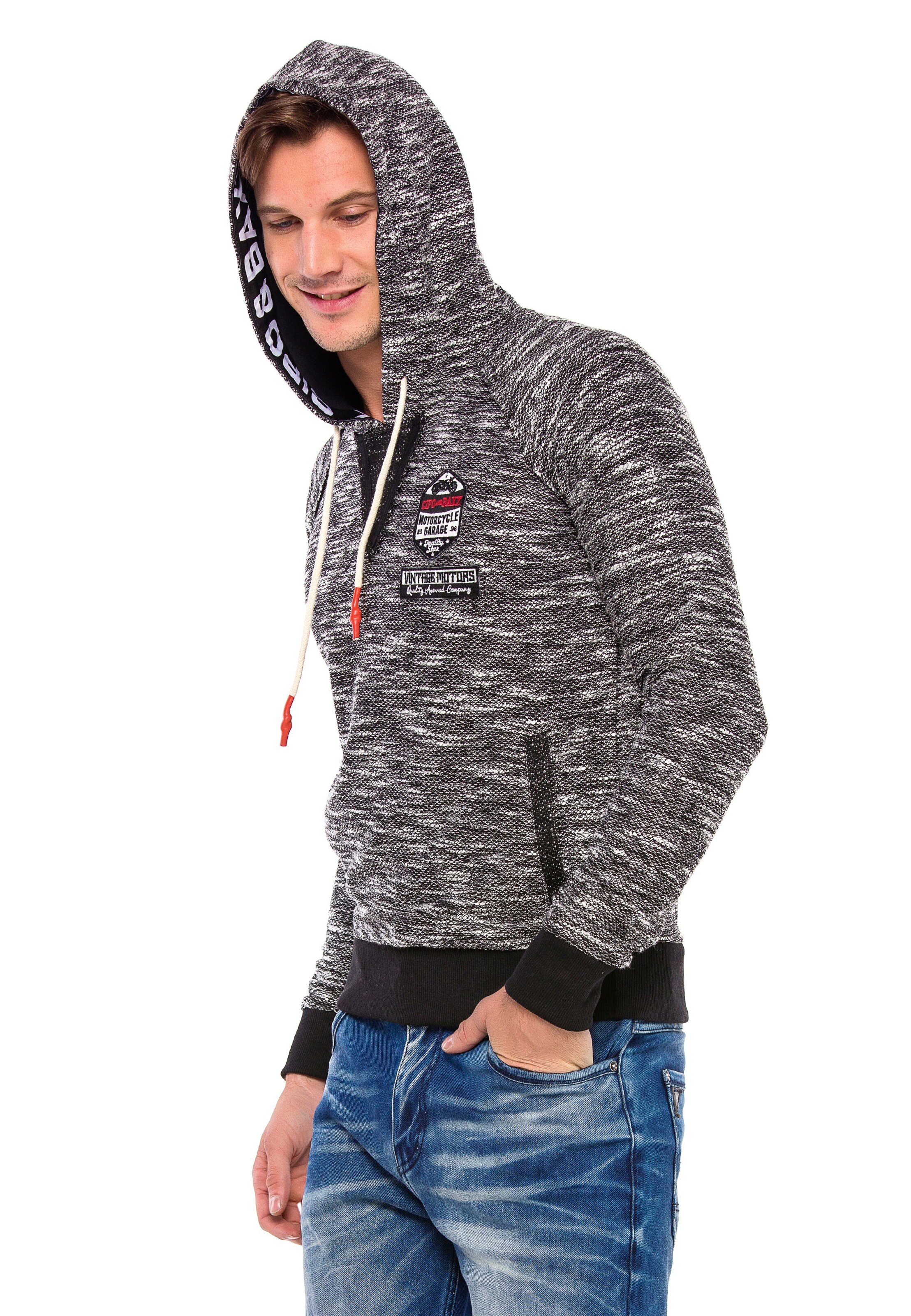 CIPO & BAXX Pullover in Grau
