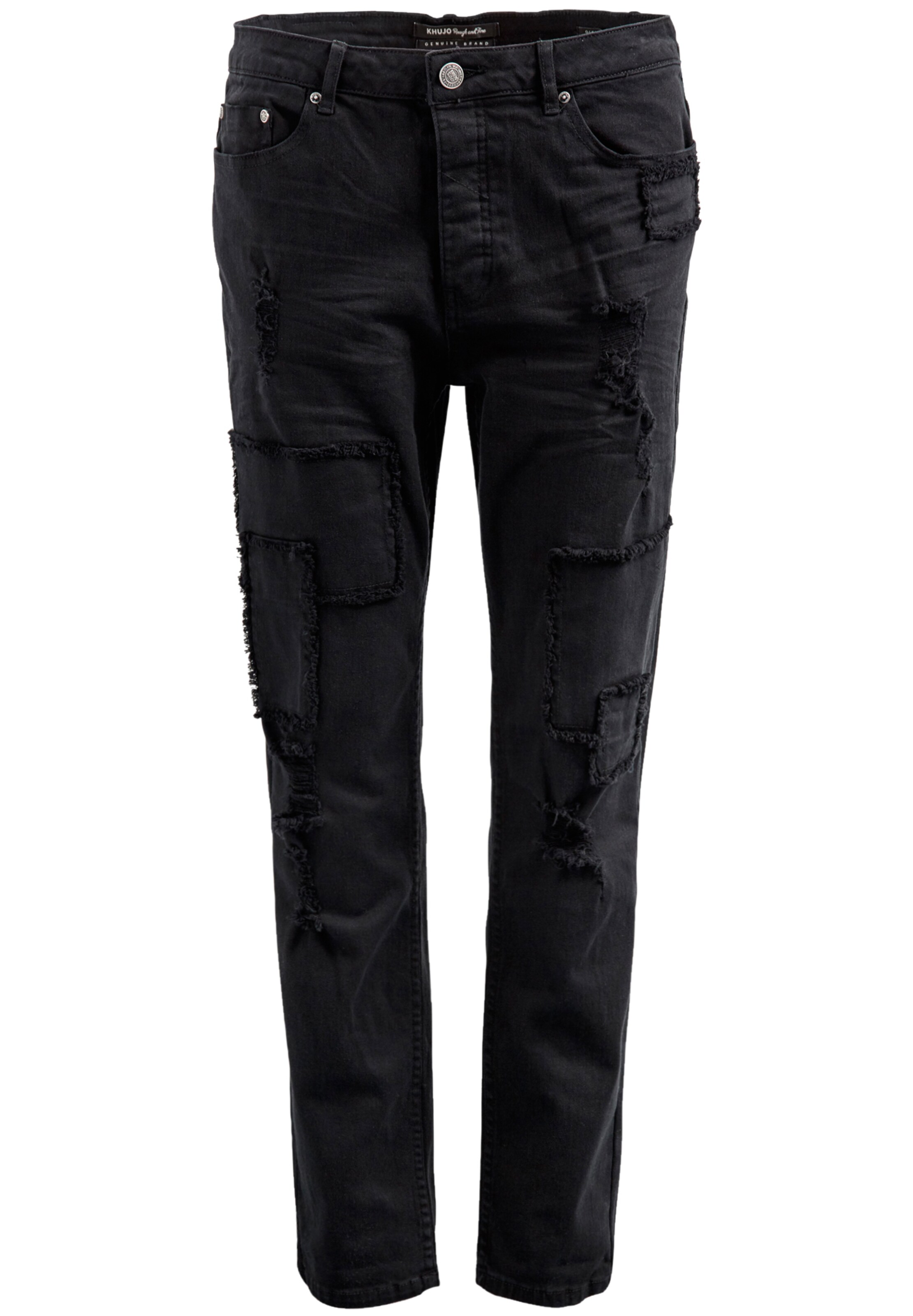 khujo - Jeans 'ISIDORA' in de kleur Zwart