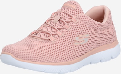 SKECHERS Sneaker low 'Summits' i lysegrå / pudder / lys pink, Produktvisning