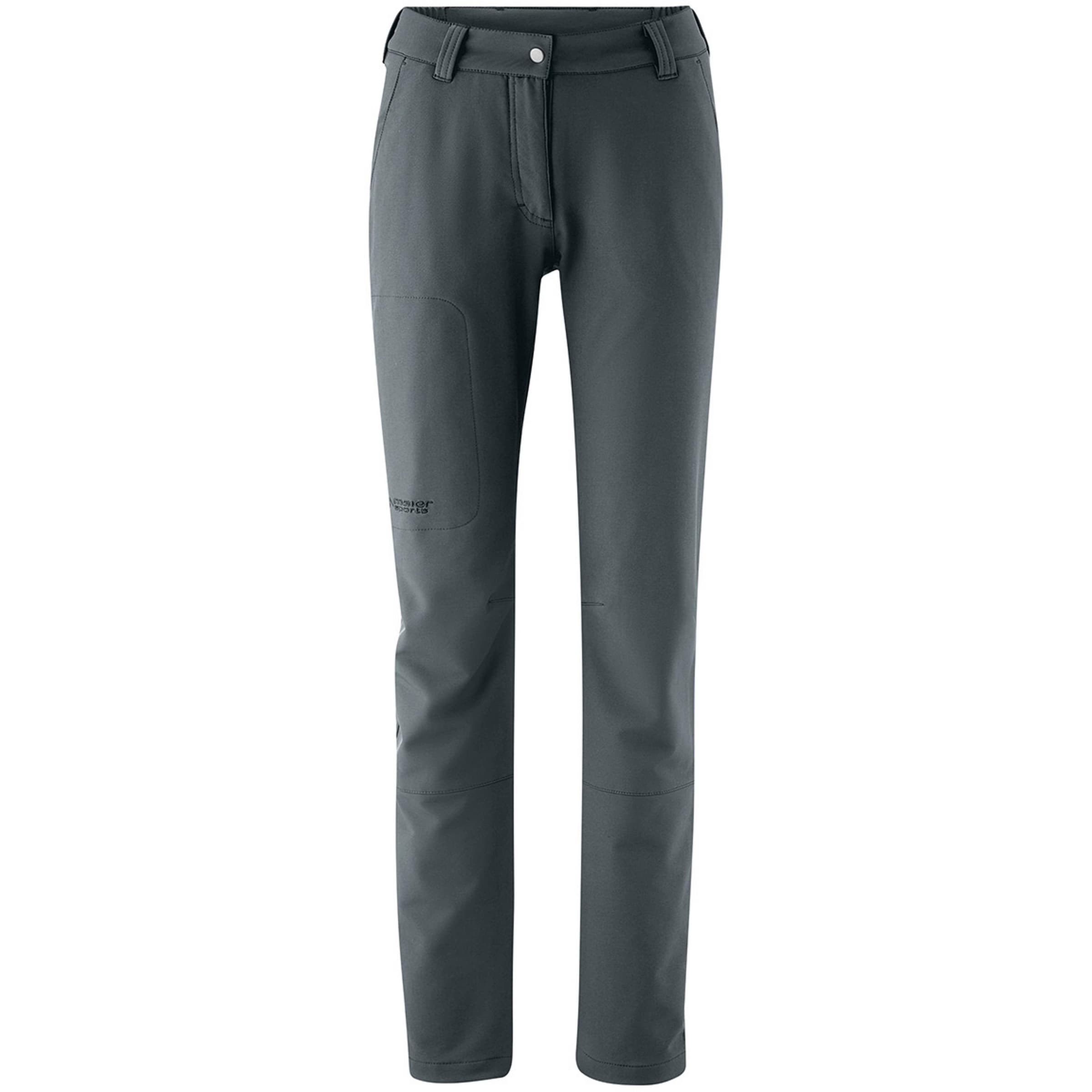 Maier Sports Regular Outdoorhose 'Helga' in Grau: Vorderseite