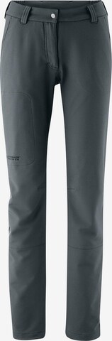 Maier Sports Regular Outdoor Pants 'Helga' in Grey: front