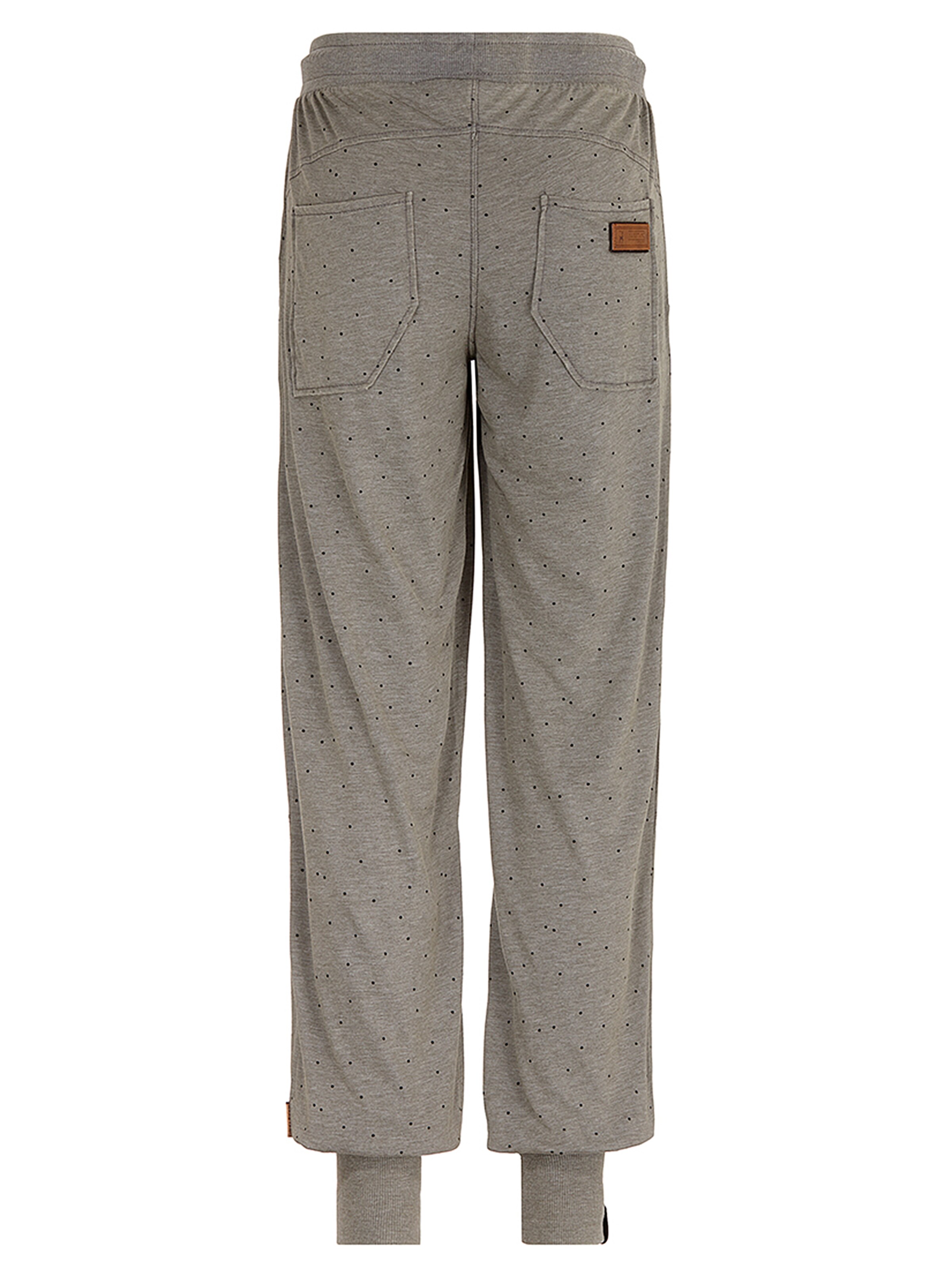 Pantaloni naketano pe gri închis / gri amestecat: Privire spate