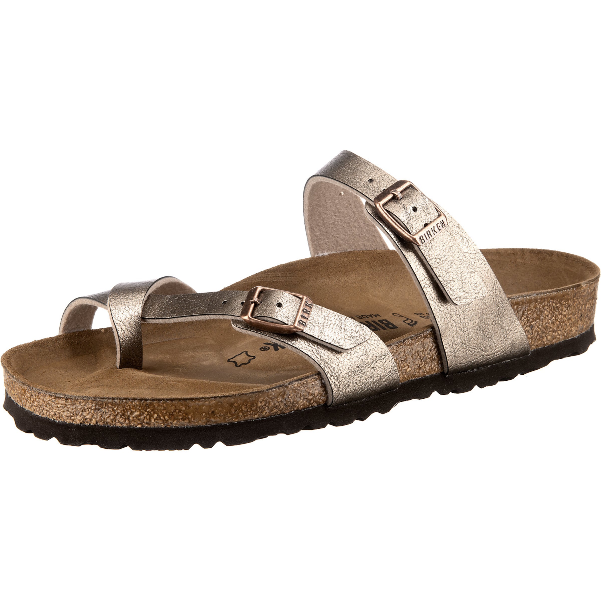 BIRKENSTOCK Žabky 'Mayari' – zlatá: přední strana