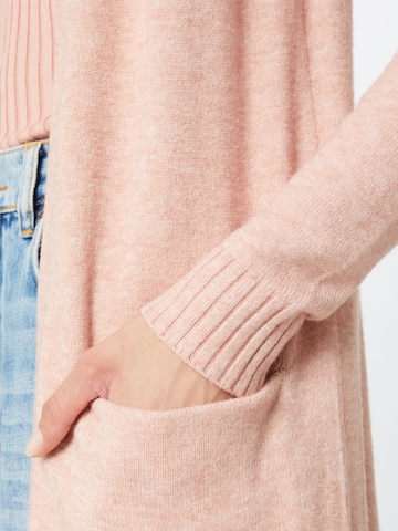 VILA Knitted Coat 'Ril' in Pink