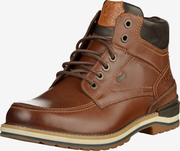 FRETZ MEN Veterboots in Bruin: voorkant