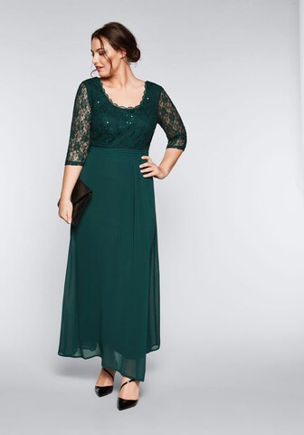 Robe de soirée SHEEGO en vert