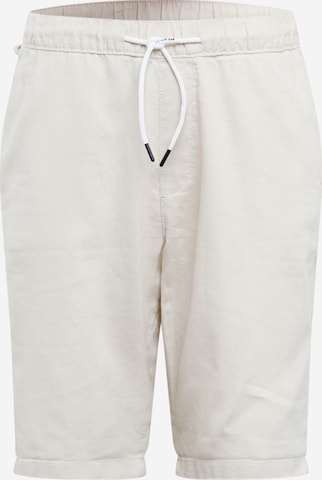 Regular Pantalon chino TOM TAILOR DENIM en beige : devant