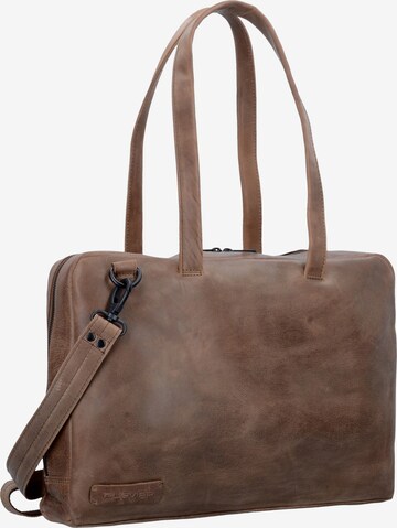 Plevier Shoulder Bag 'Pure' in Brown