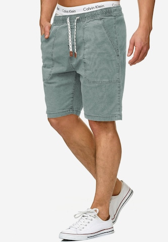 INDICODE JEANS Regular Shorts 'Stoufville' in Blau: predná strana