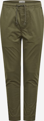 !Solid Tapered Broek in Groen: voorkant