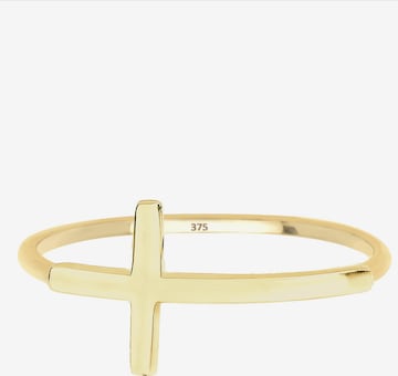 ELLI PREMIUM Ring 'Kreuz' in Gold