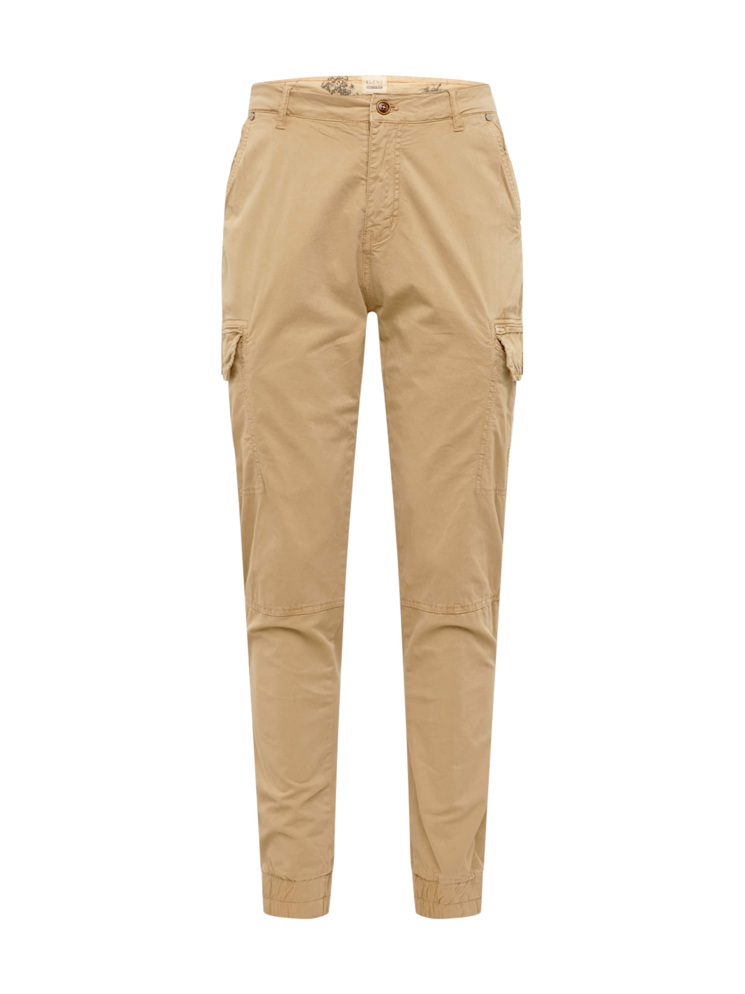 BLEND Tapered Cargobroek &#x27;BHNAN&#x27; in Beige: voorkant