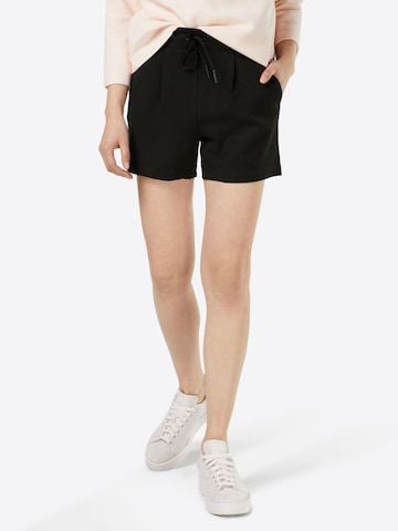 ONLY Regular Pleat-front trousers 'ONLPoptrash' in Black: front