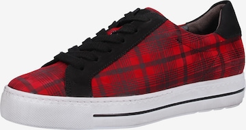 Paul Green Sneakers laag in Rood: voorkant