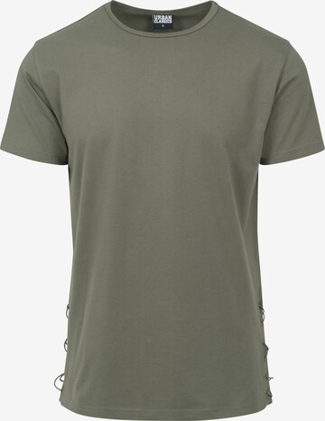 Urban Classics Shirt in Groen: voorkant