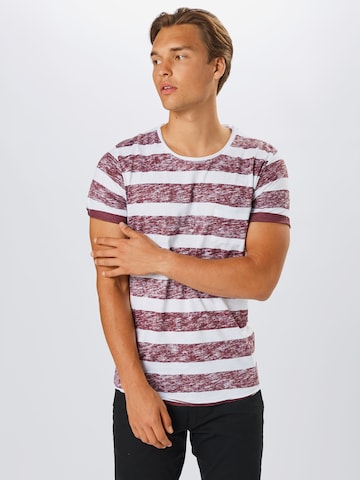 Key Largo Regular Fit T-Shirt 'Airflow' in Rot: predná strana