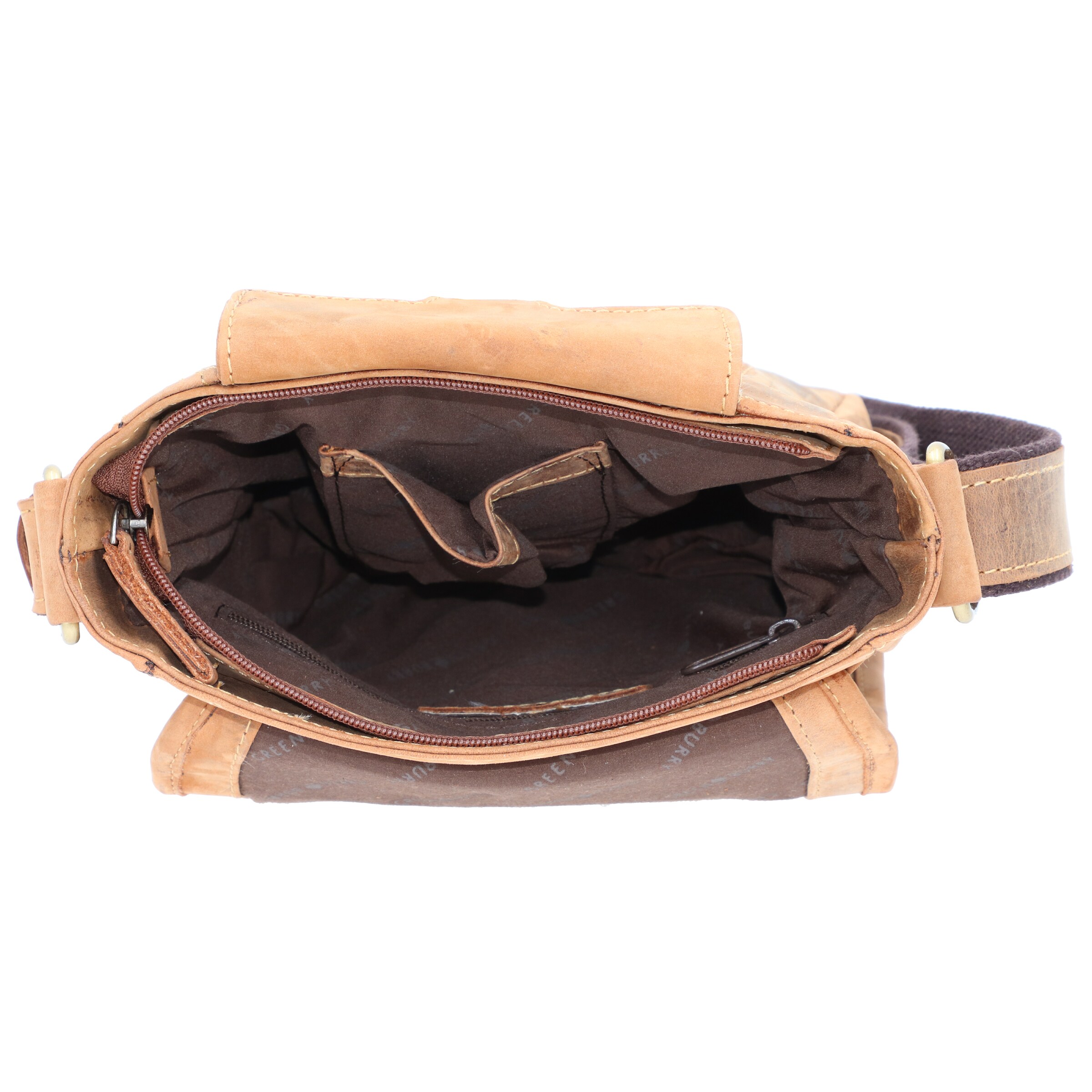 Sac à bandoulière GREENBURRY en marron