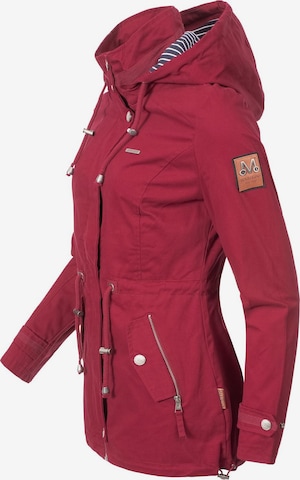 MARIKOO Between-Seasons Parka 'Nyokoo' in Red