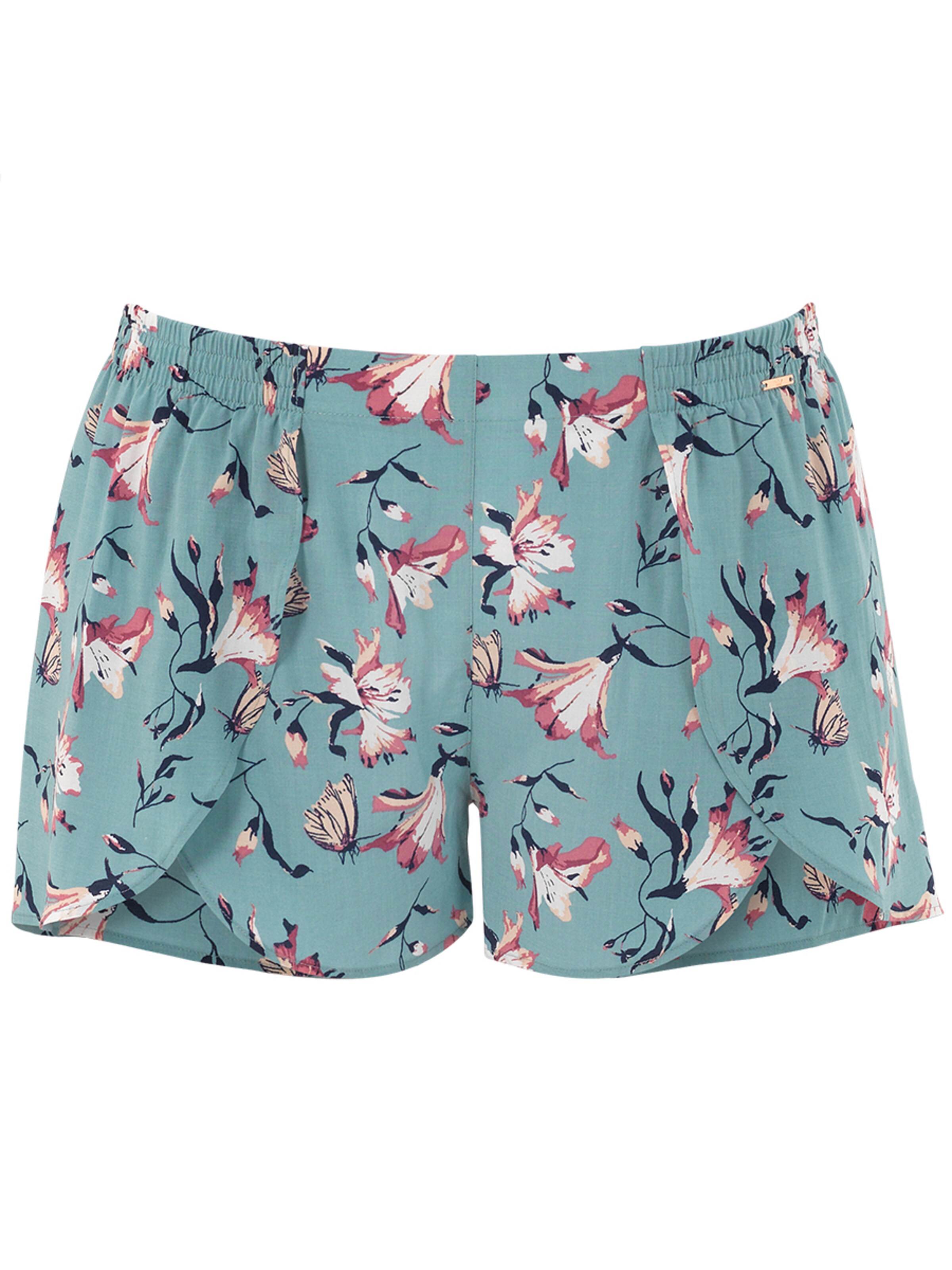 PALMERS - Pyjamabroek 'Fancy Dreamer' in de kleur Jade groen