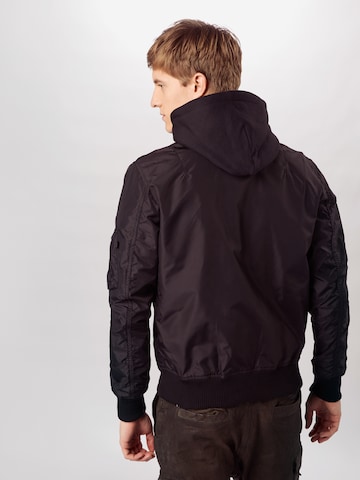 ALPHA INDUSTRIES Prehodna jakna | črna barva