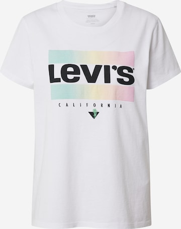 LEVI'S ® Shirt 'The Perfect Tee' in Weiß: predná strana