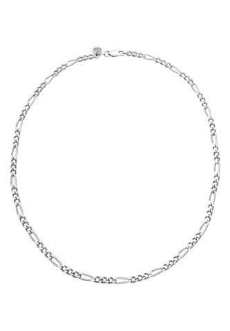 ELLI PREMIUM Halskette Basic Kette, Figaro in Silber