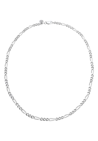 ELLI PREMIUM Halskette Basic Kette, Figaro in Silber