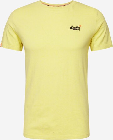 Coupe regular T-Shirt Superdry en jaune : devant