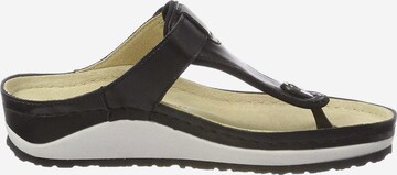 BERKEMANN T-Bar Sandals in Black