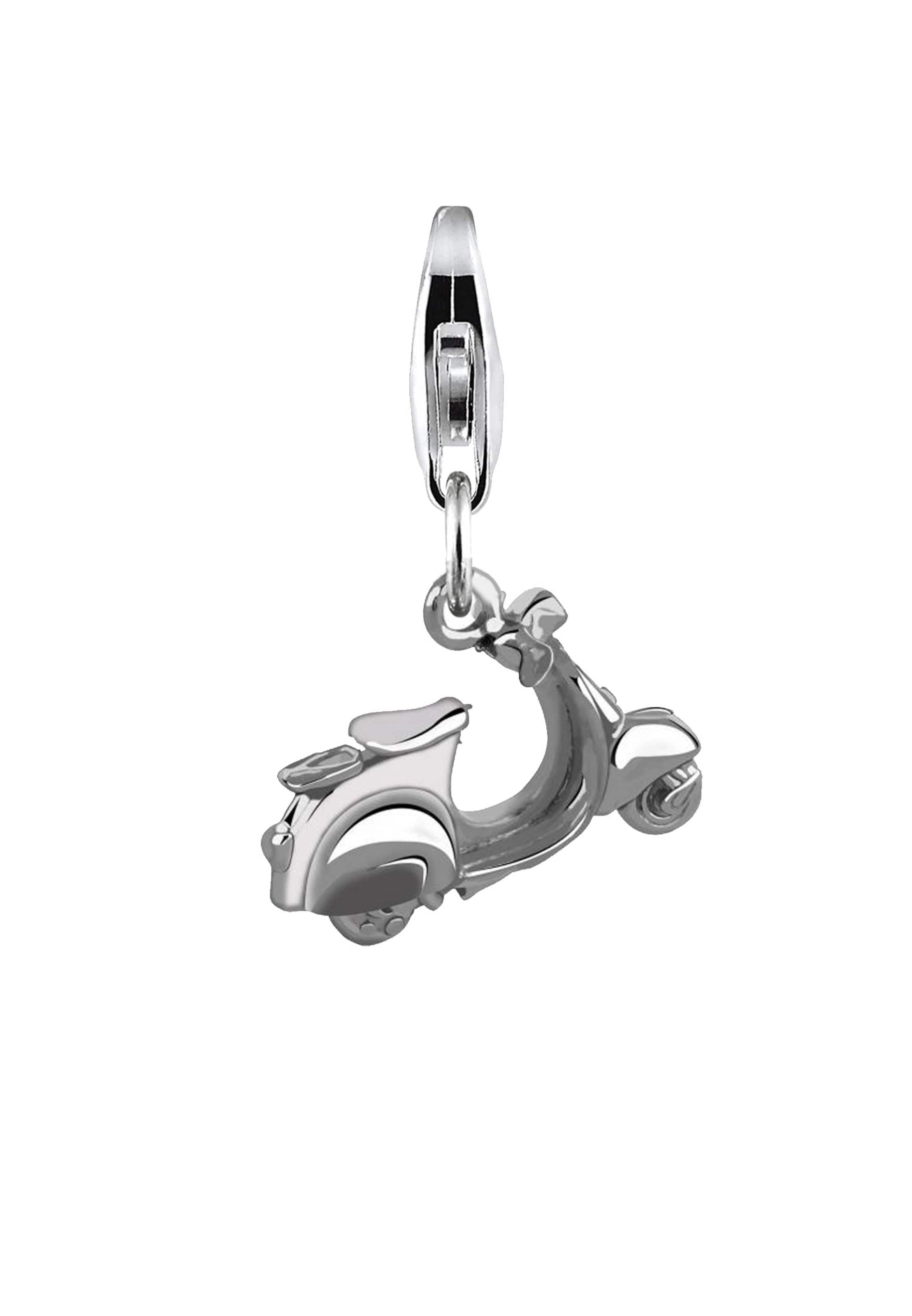 Pendentif 'Motorrad' Nenalina en argent : devant