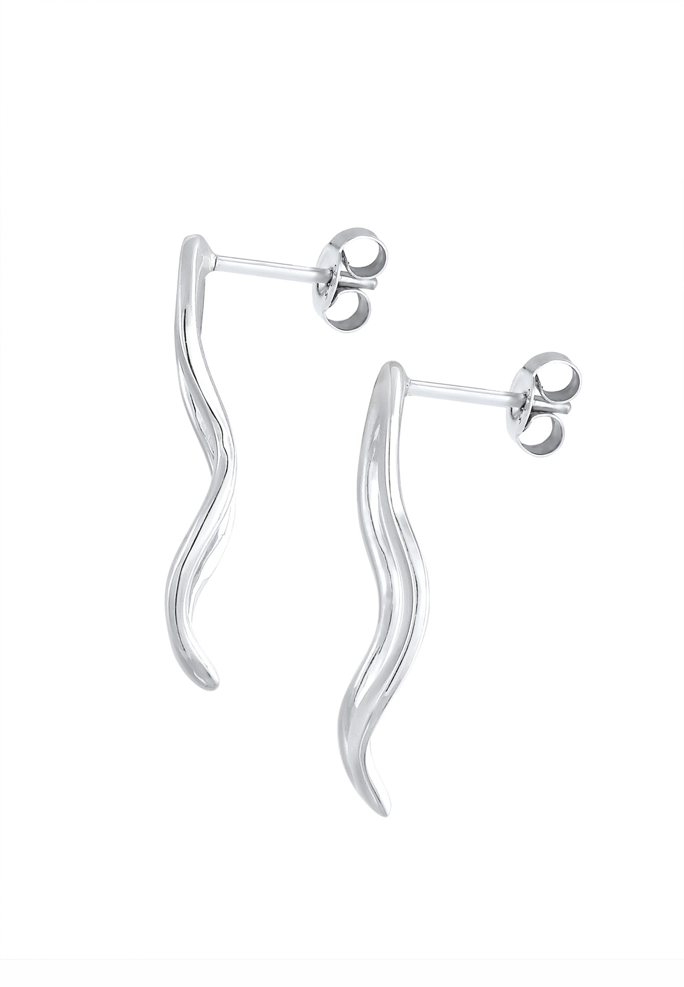 ELLI Earrings 'Organic' in Silver