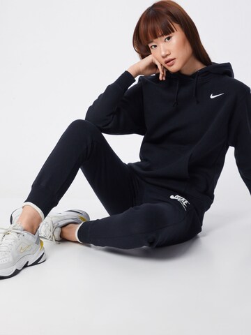 Bluză de molton de la Nike Sportswear pe negru