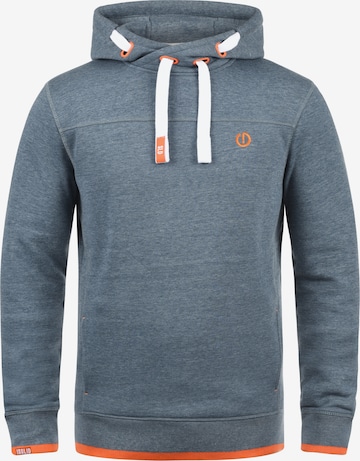 !Solid Sweatshirt 'Benjamin Hood' in Grijs: voorkant