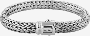 KUZZOI Bracelet 'Twisted' in Silver: front