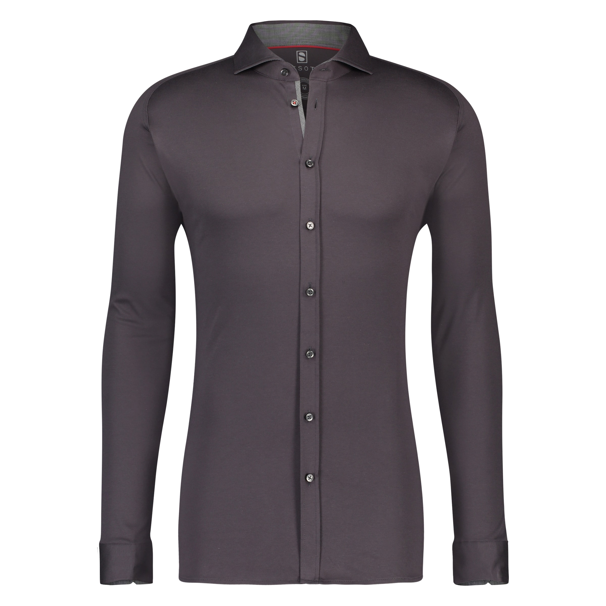 Coupe slim Chemise DESOTO en gris : devant