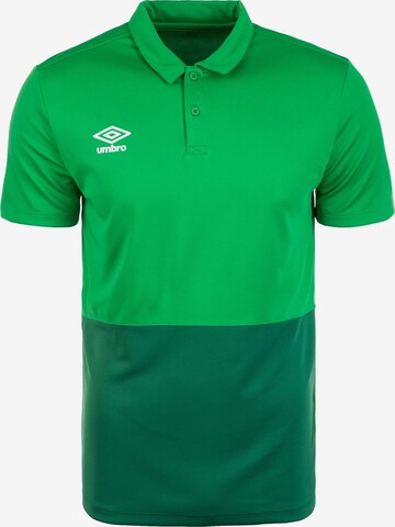 UMBRO Shirt 'Poly' in Green: front