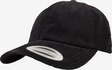 Casquette Flexfit en noir : devant