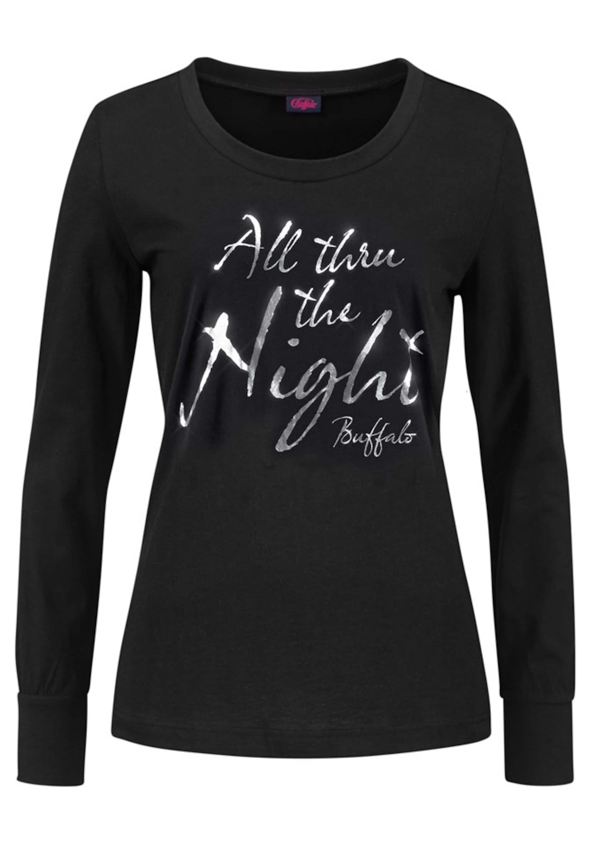 BUFFALO Pidžaama, värv must: eest vaates