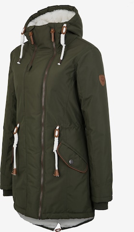 Manteau d’hiver 'Daisy' BRAVE SOUL en vert